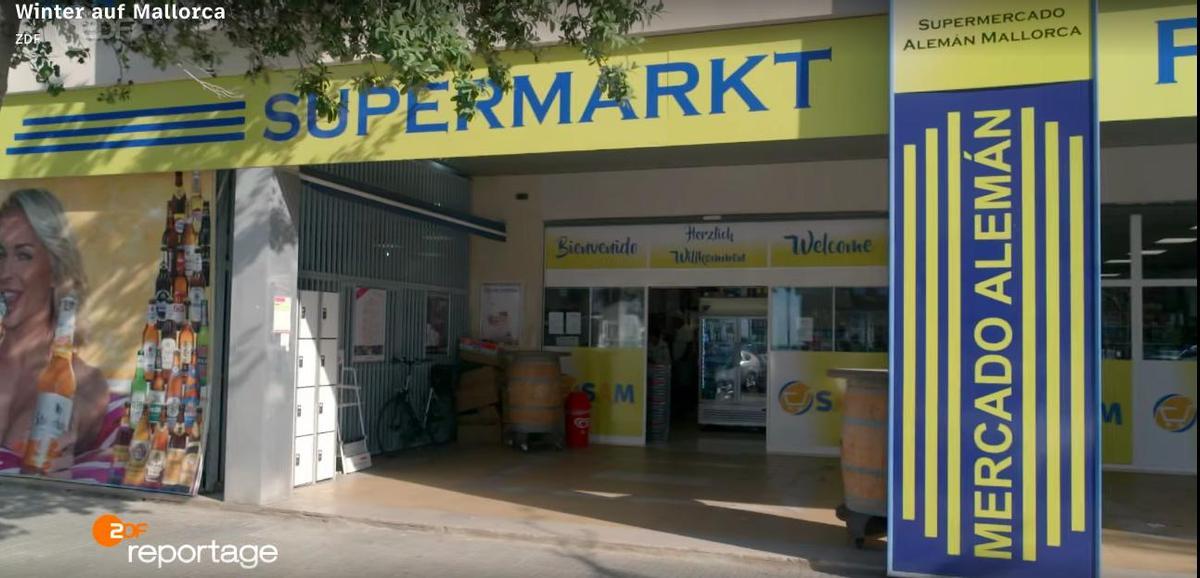 Kommt auch in der Reportage vor: der deutsche Supermarkt an der Playa de Palma.