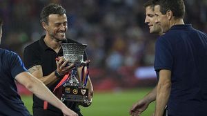 Declaracions de Luis Enrique després del partit de Supercopa davant el Sevilla: O el futbol evoluciona o serà una gran cagada.