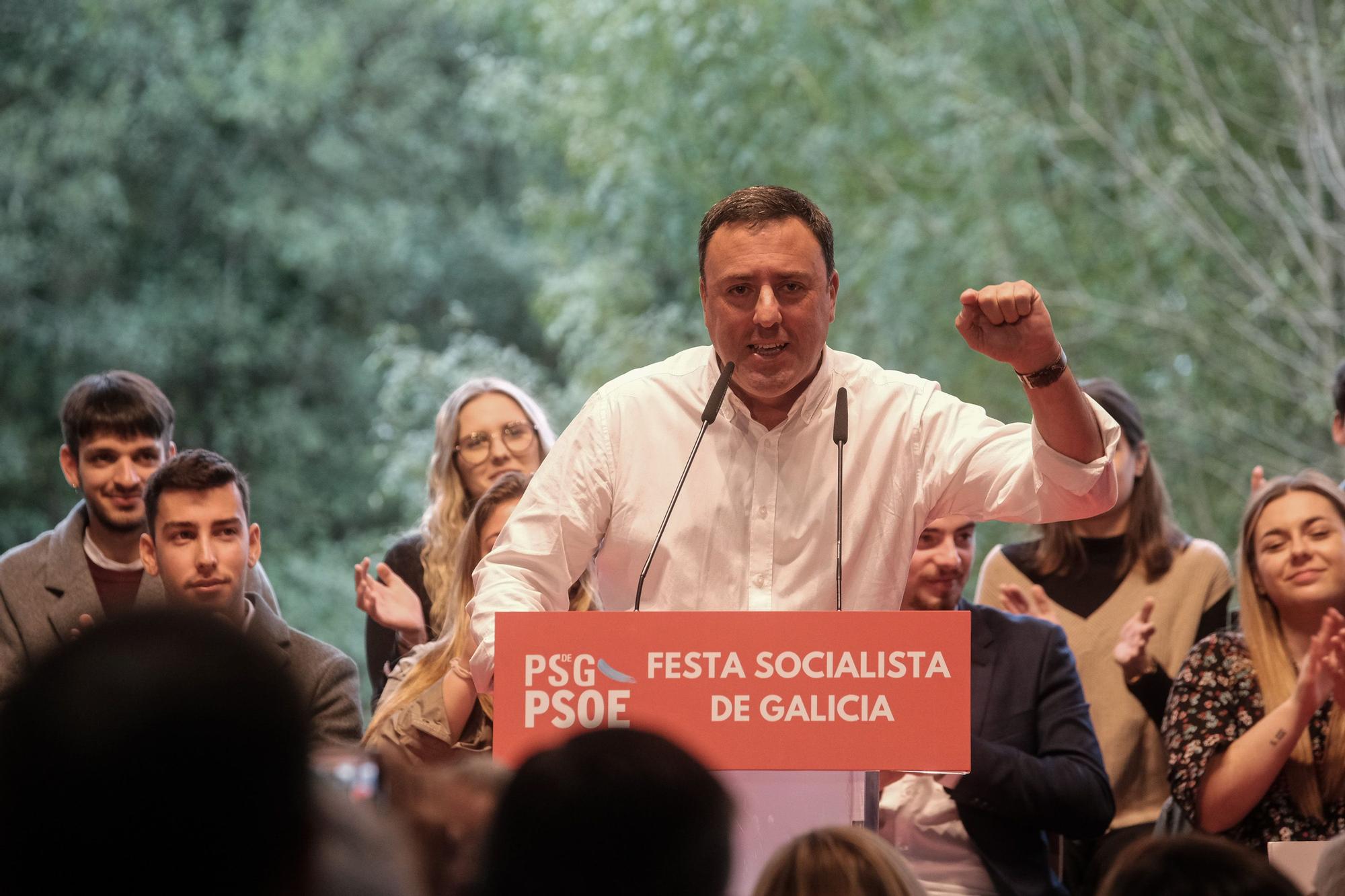 Fiesta de los socialistas gallegos en Siguieiro