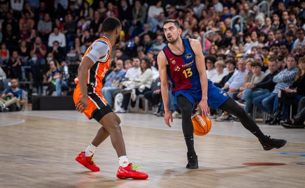 Satoransky, en una acción de la primera mitad