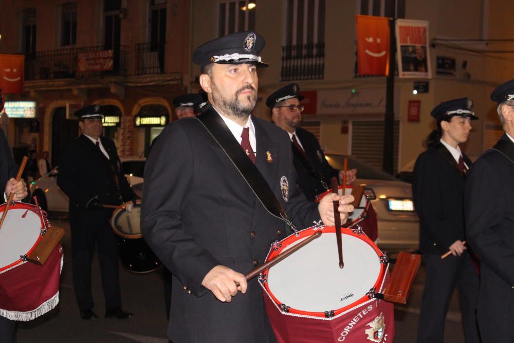 Procesión conjunta del Grao: hermandades de la Flagelación y Cristo de la Palma