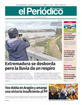 Consulta la portada correspondiente al día 9 de febrero de 2026