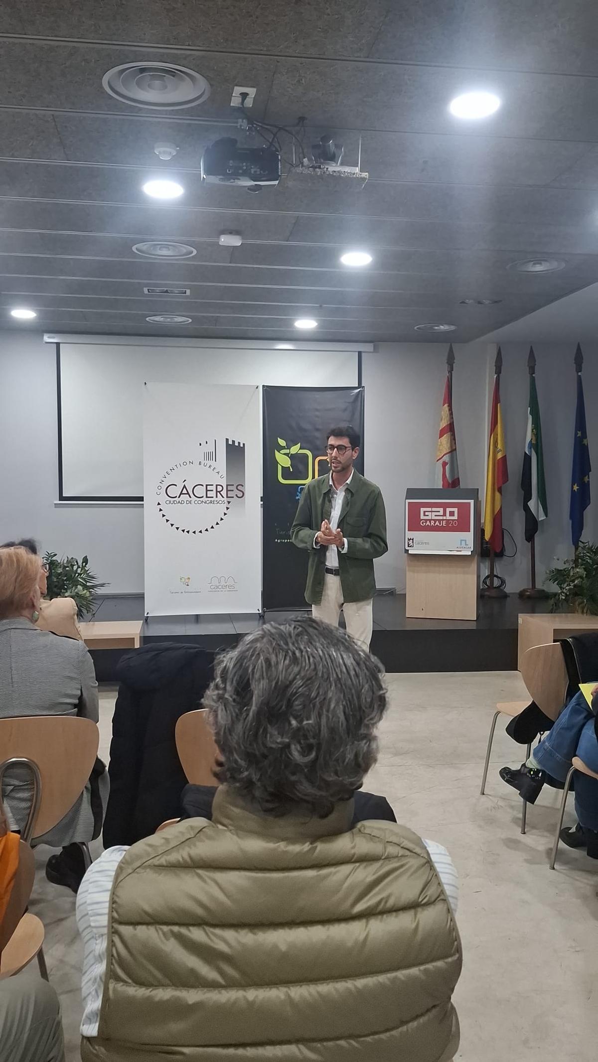 El concejal Ángel Orgaz.