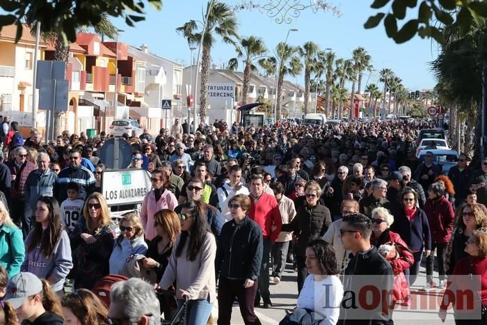 Los Alcázares se echa a la calle para exigir soluciones a las inundaciones