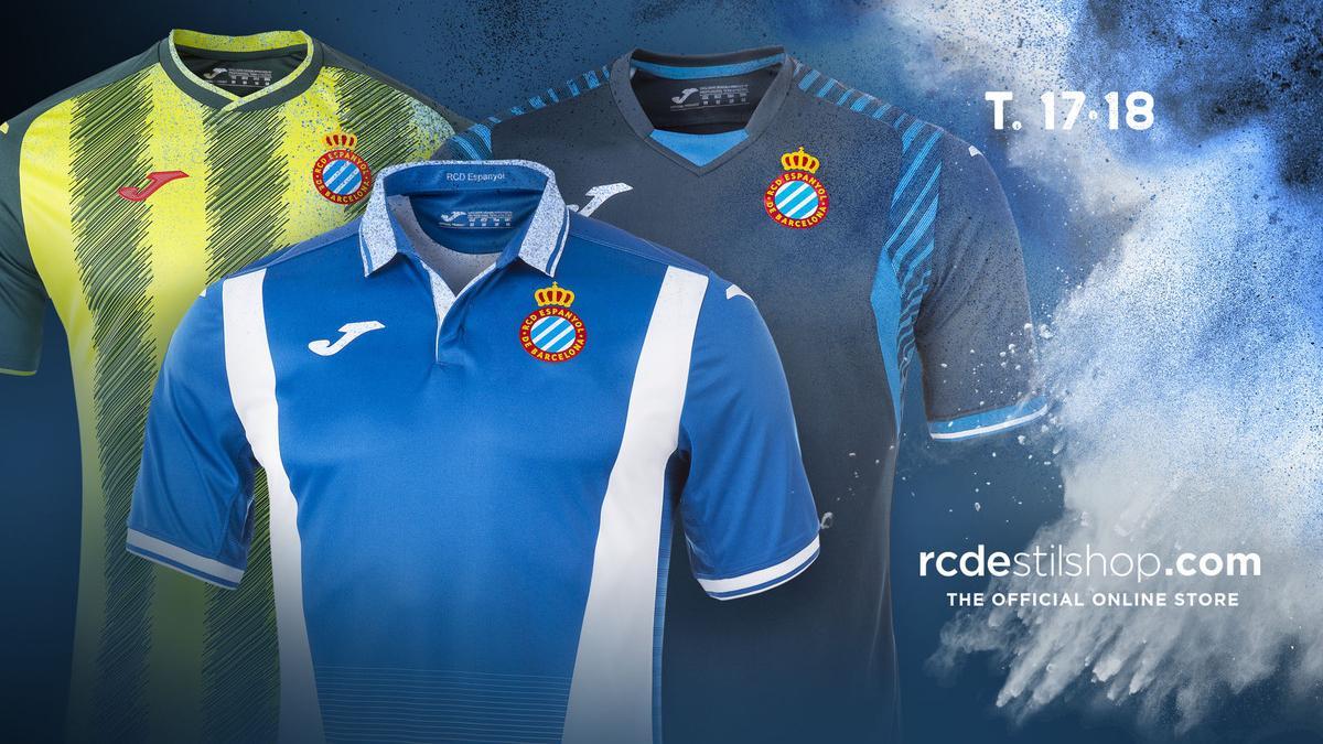 Las camisetas del Espanyol para la próxima temporada