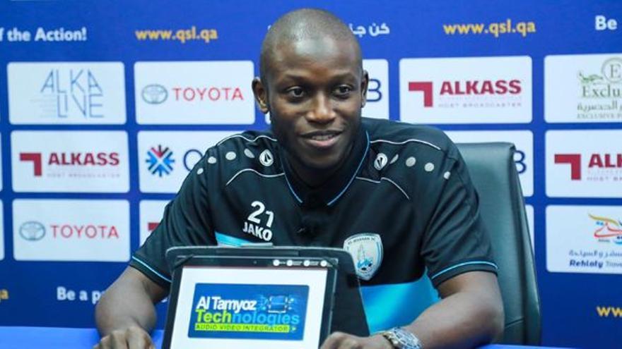 Ousmane Coulibaly, jugador senegalés del Al-Wakrah. / @AlrayyanSC