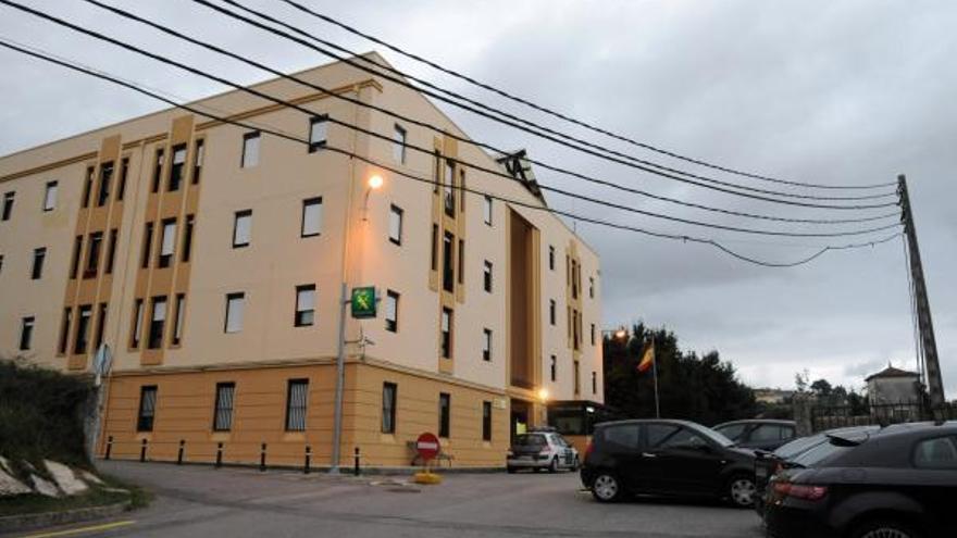 Cuartel de la Guardia Civil en Sanxenxo.