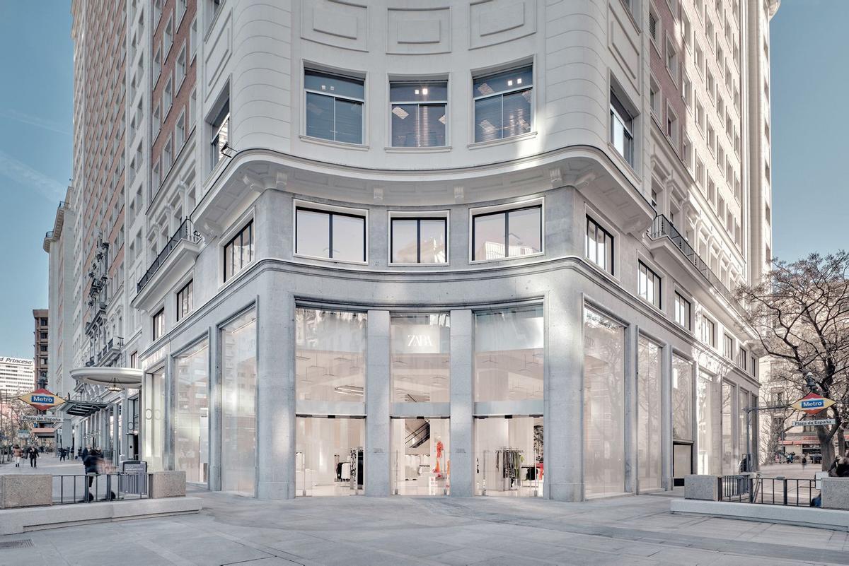 Una de las tiendas más grandes de Zara está en Madrid