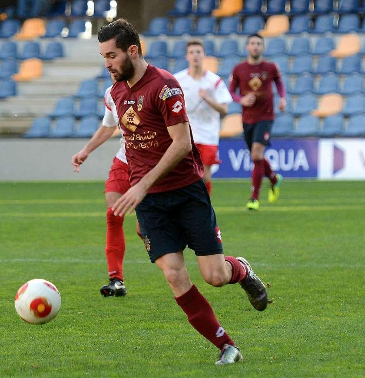 Pablo Lede, durante un partido en Pasarón. //Rafa Vázquez
