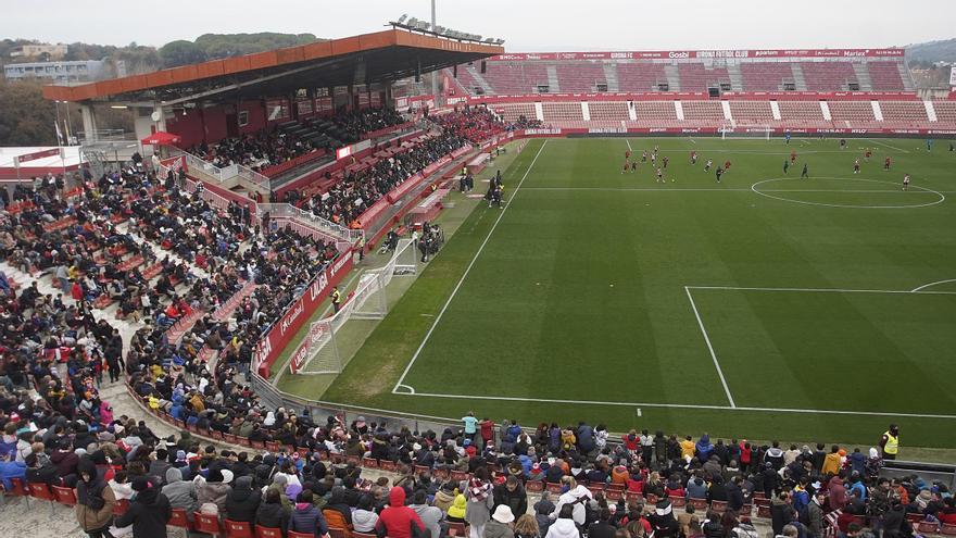 Entrenament del Girona de portes obertes a Montilivi