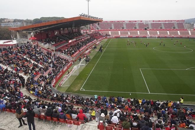 Entrenament del Girona de portes obertes a Montilivi