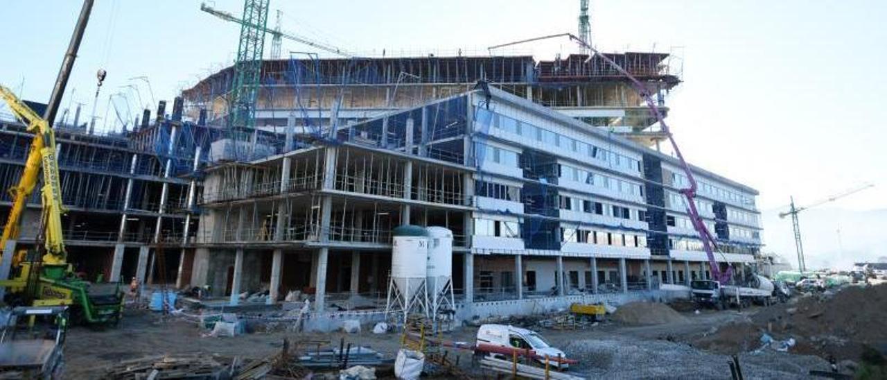 Estado actual del nuevo edificio del futuro Hospital Gran Montecelo.  // GUSTAVO SANTOS