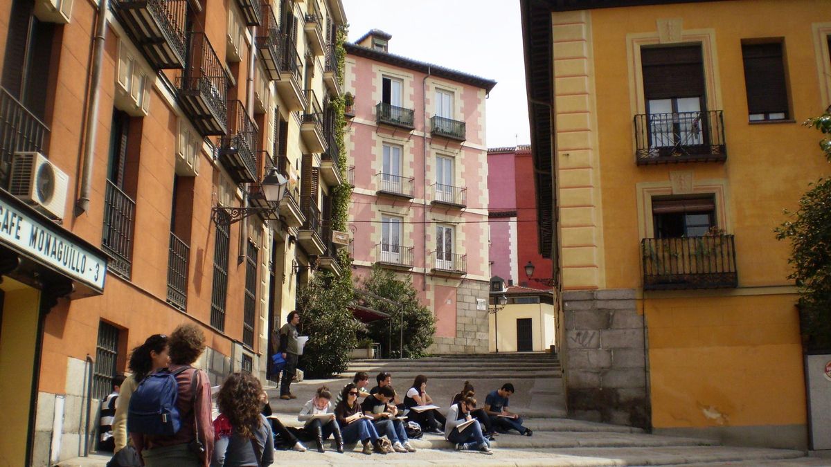 La calle del Rollo, en el Madrid de los Austrias.