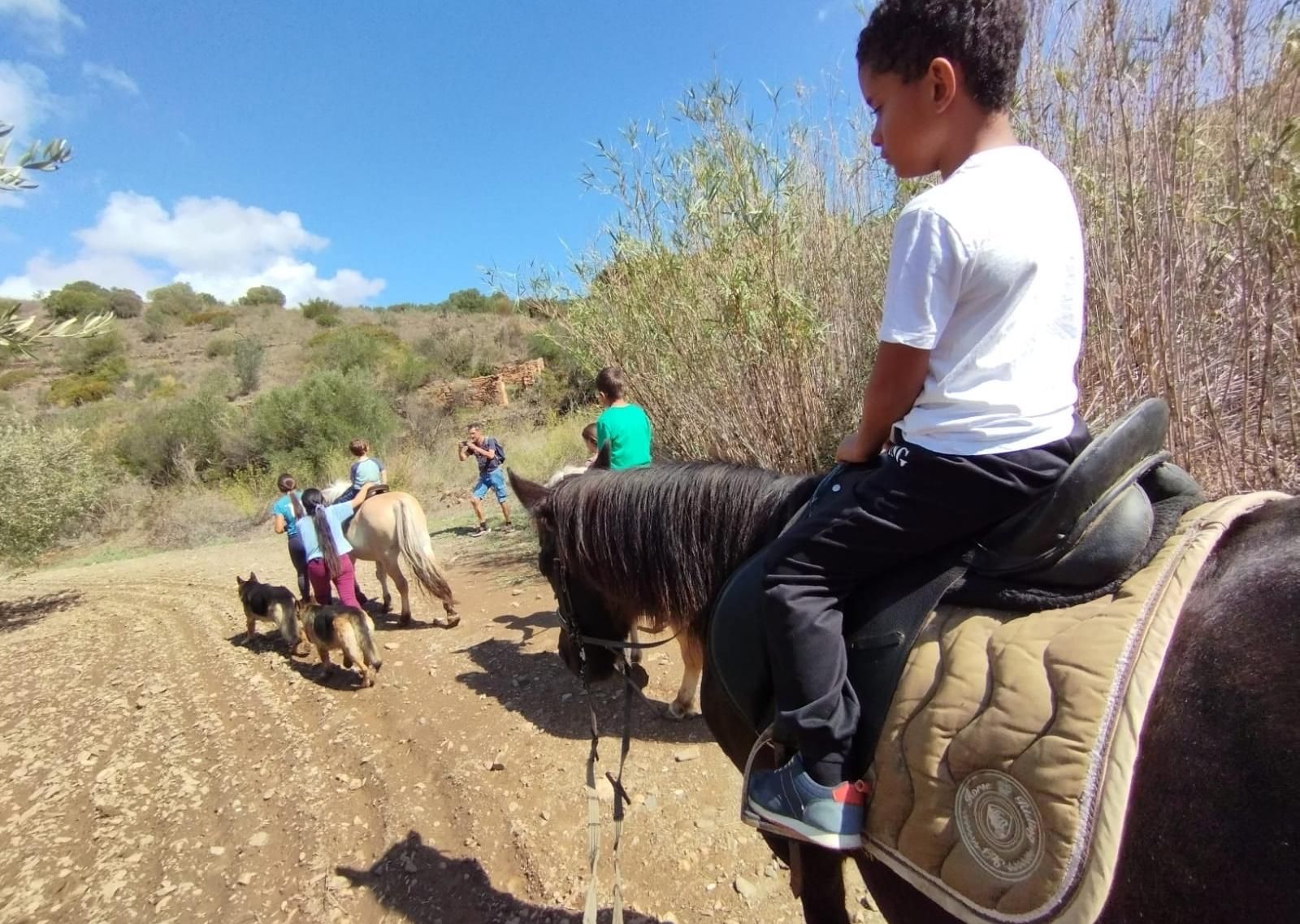 Equinoteràpia amb cavalls, a Llançà.