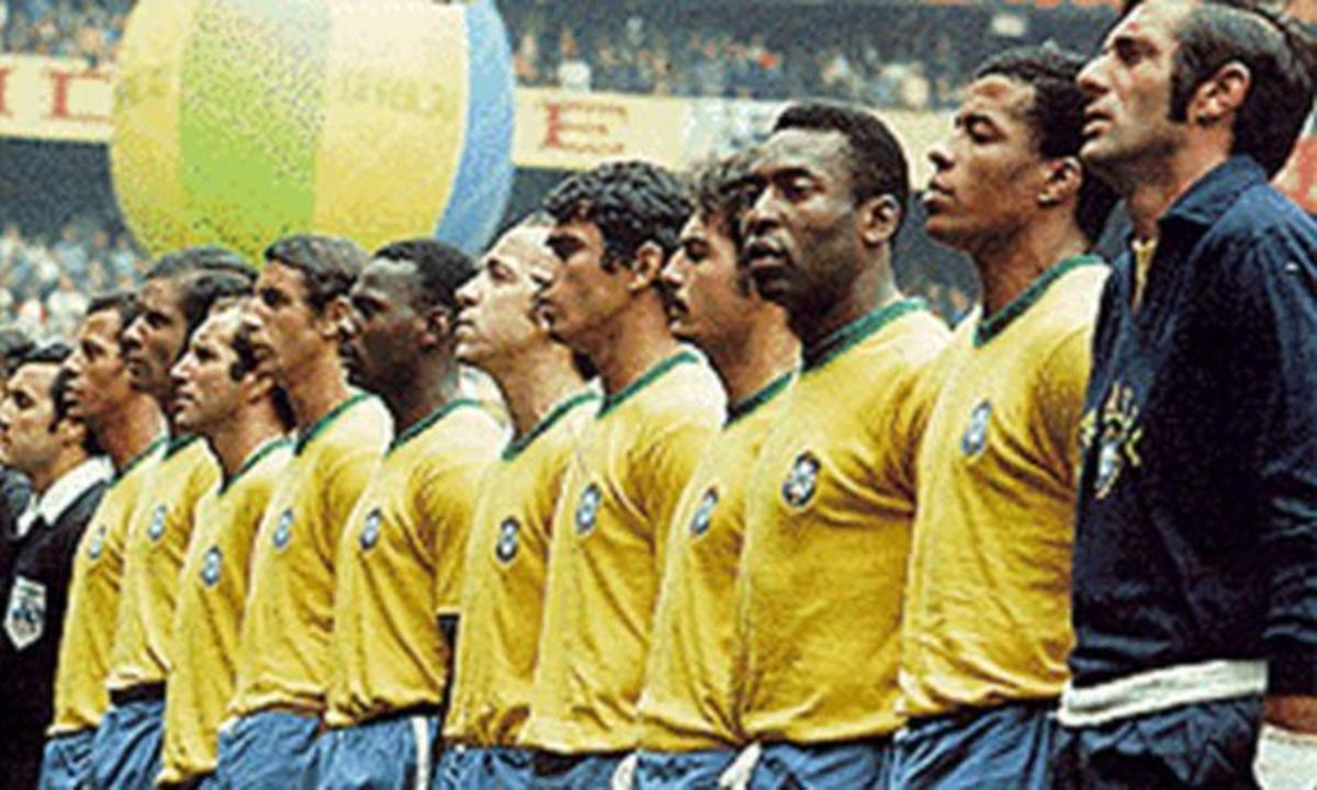 La selección brasileña, en 1970