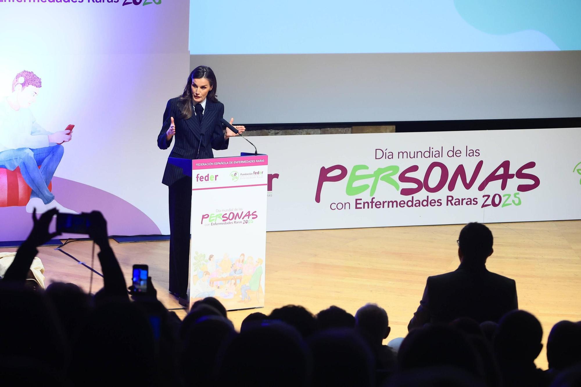 Pacientes con enfermedades raras de toda España visibilizan su lucha en Oviedo en un acto presidido por la Reina Letizia