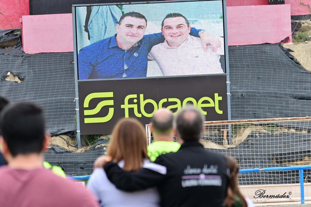 Un momento del homenaje a Pedro José Palazón Giménez