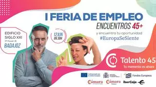 Oportunidades laborales para mayores de 45 años en la I Feria del Empleo de Badajoz