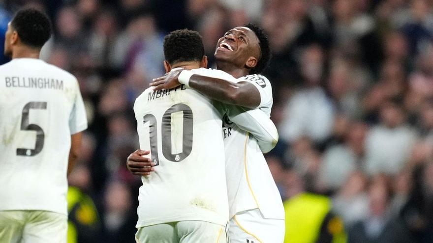 La manita del Real Madrid contra el Mónaco viene firmada por Vinicius Jr