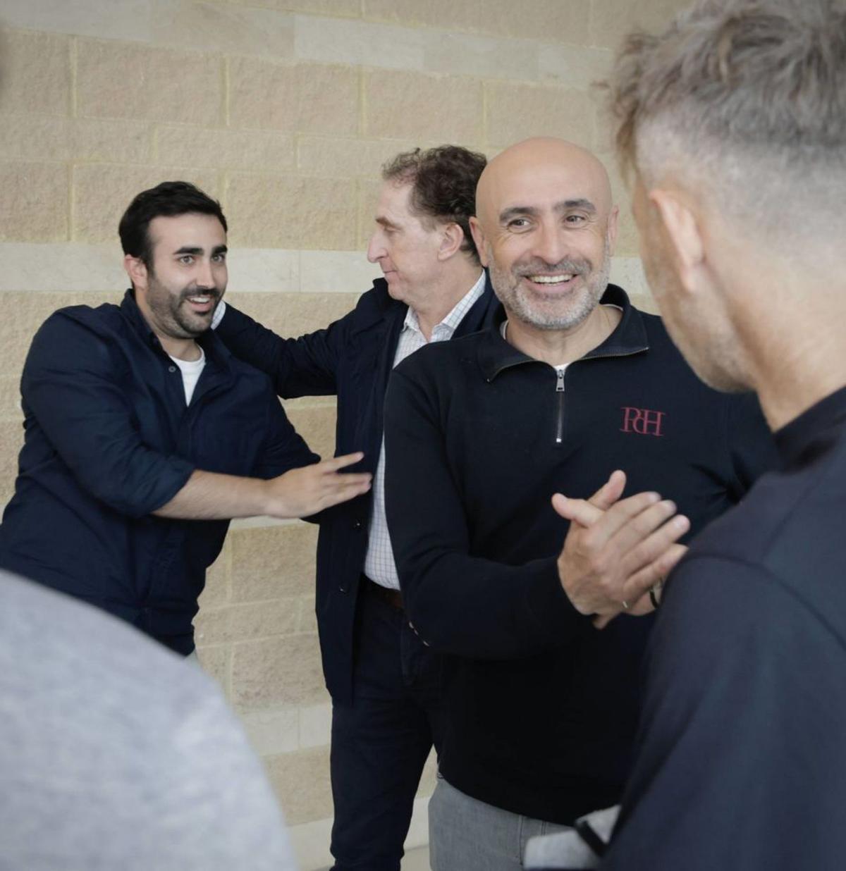 René Centrón, Iñaki Eraña y Emilio Gutiérrez.