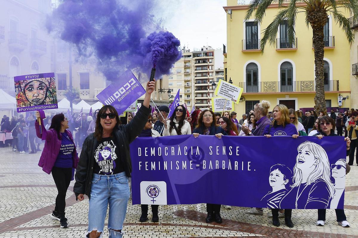 Manifestacion 8 M en Elche
