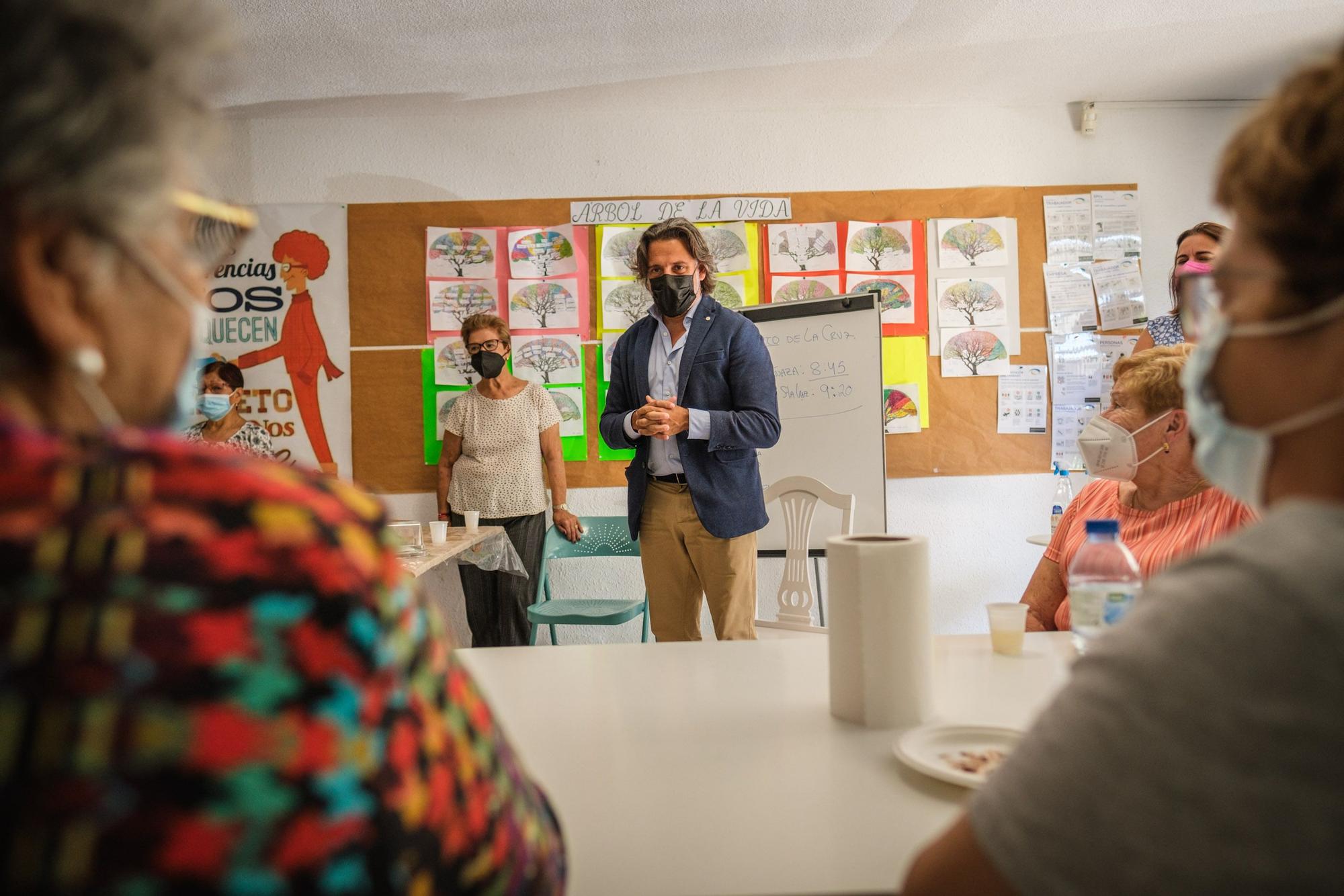 Visita de Gustavo Matos a la sede del proyecto social y solidario de la Fundación Buen Samaritano