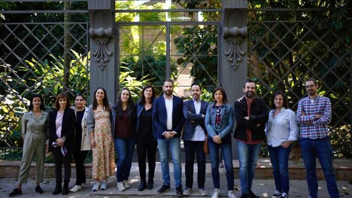 Nueva ejecutiva de la Unió de Periodistes Valencians.