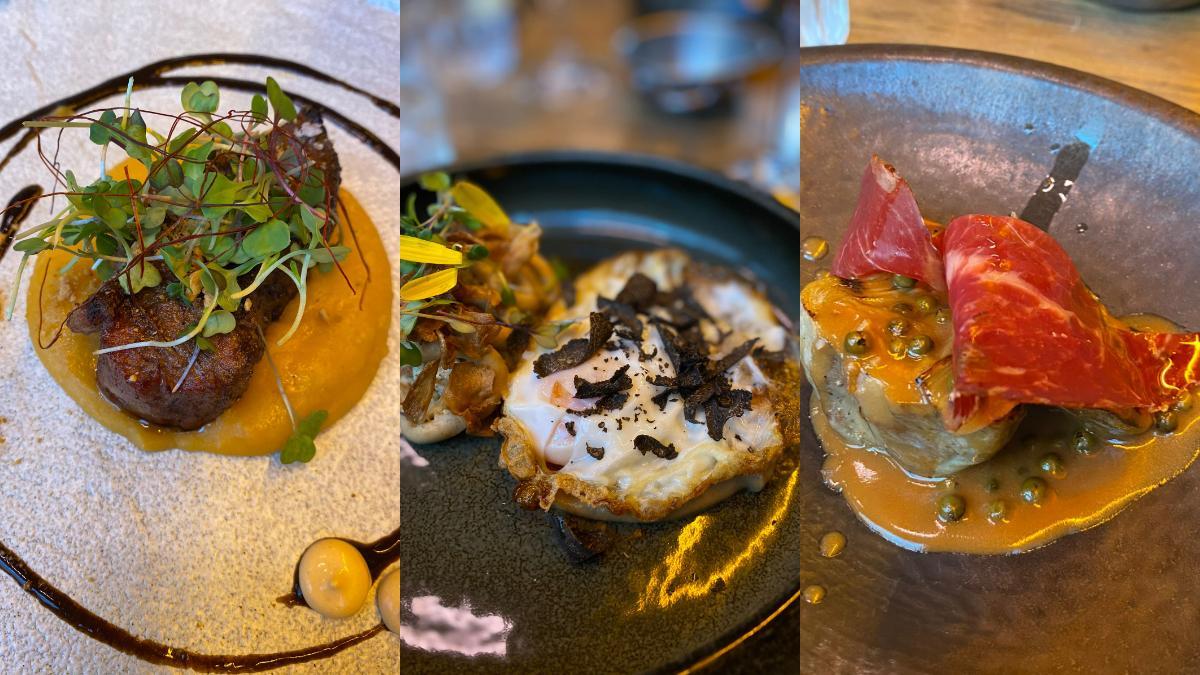 Platos de temporada elaborados en el restaurante Uskar.