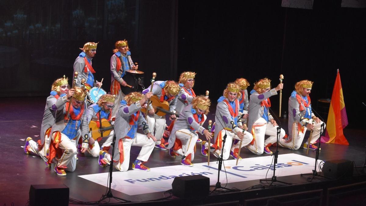 Agrupación carnavalesca del concurso del año pasado.