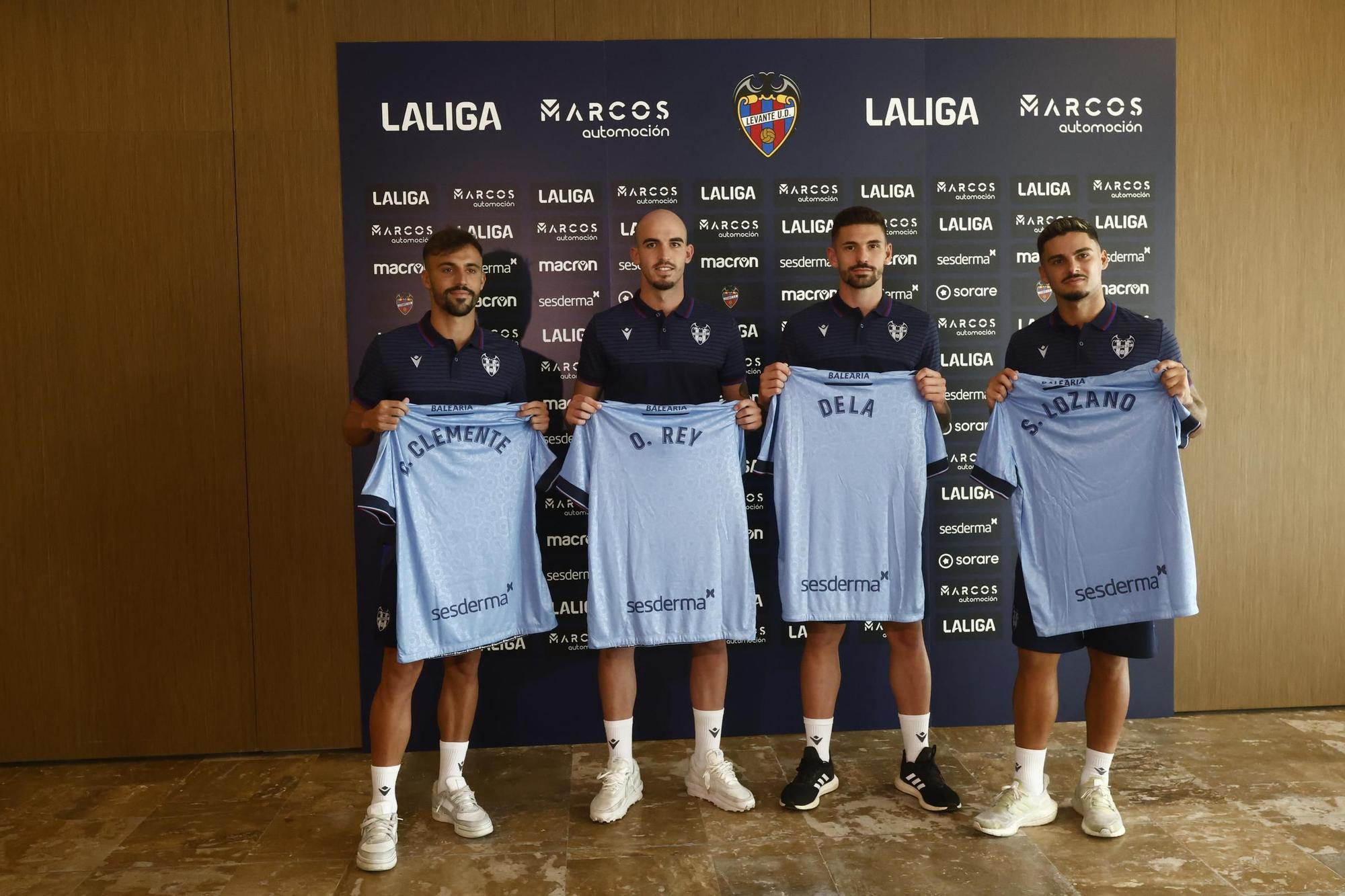 Así ha sido la presentación de los primeros cuatro fichajes del Levante UD