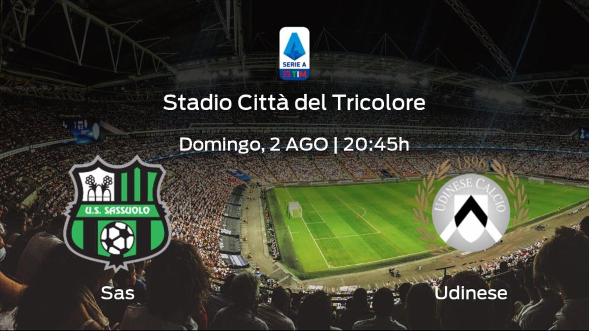 Previa del encuentro: el Udinese viaja al estadio del Sassuolo para acabar el campeonato