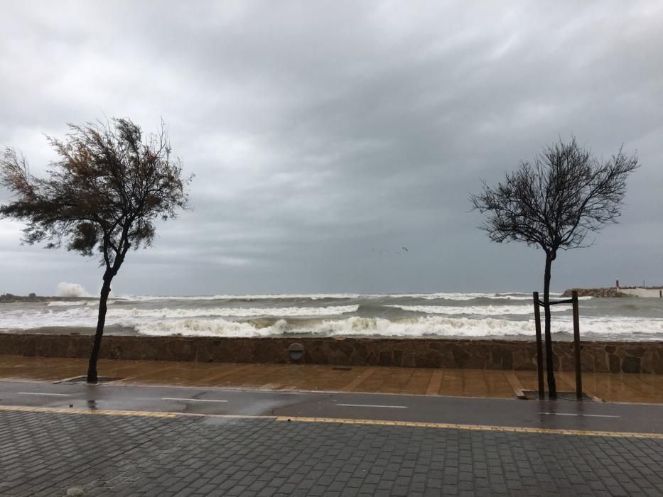 Sturm "Ana" fegt über Mallorca hinweg