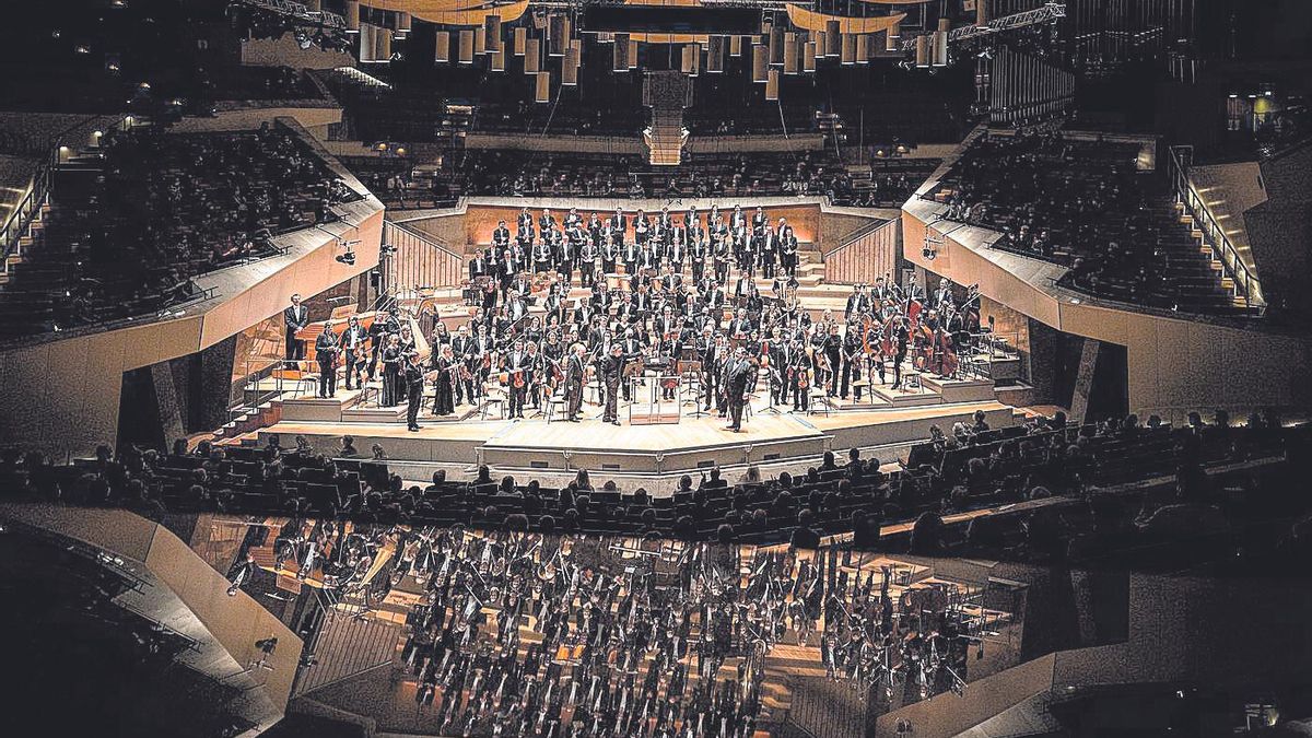 Un concierto de la Rundfunk-Sinfonieorchester Berlín.