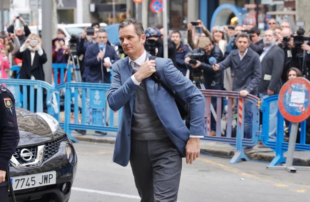 Iñaki Urdangarin, en la Audiencia de Palma