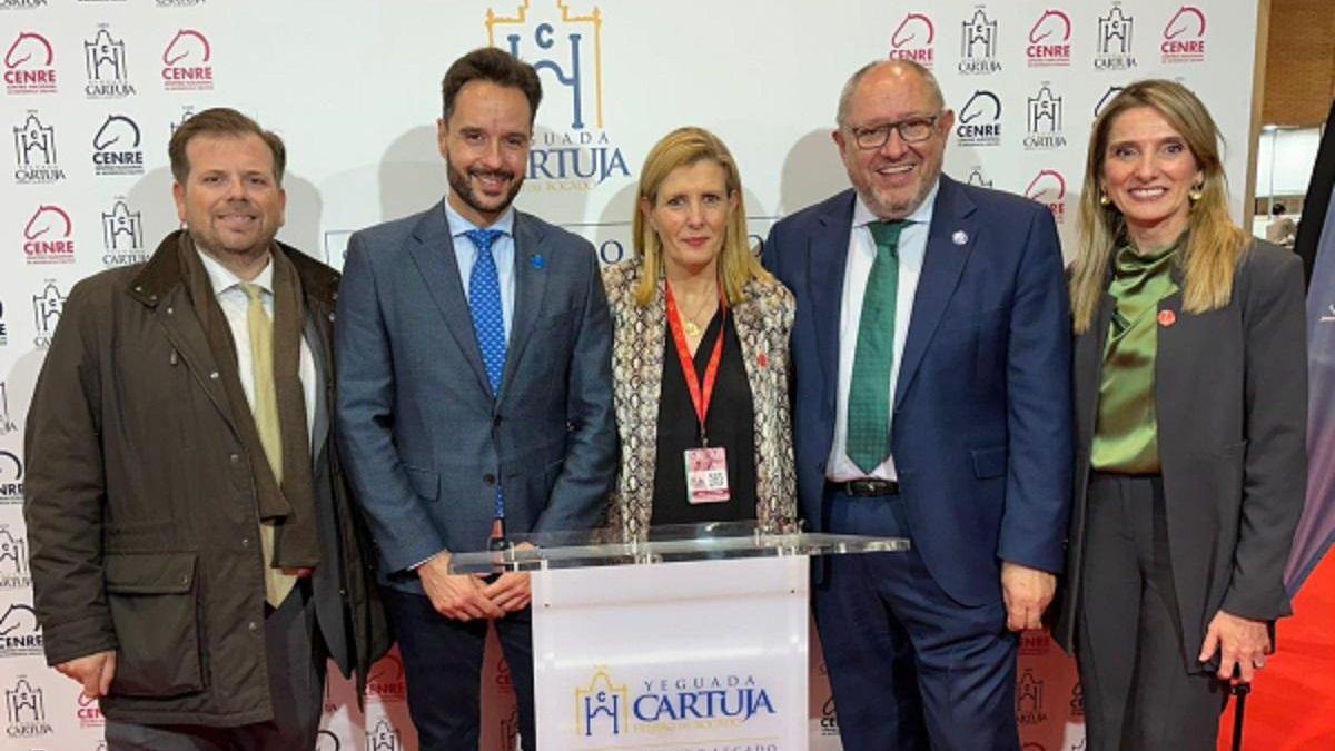 Presentación de la cátedra Yeguada Cartuja Cenre de la Universidad de Córdoba, en Sicab 2023.