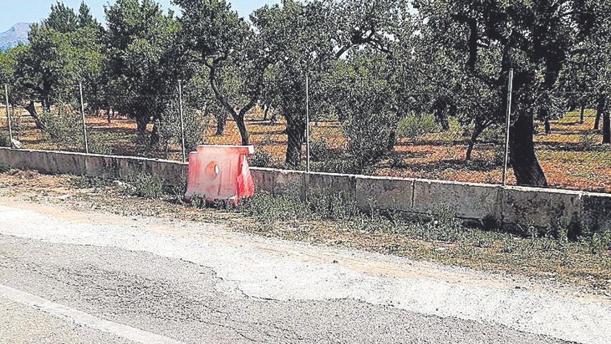 Estado actual de la carretera.