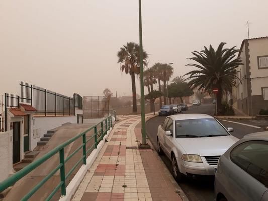 Segundo día de intensa calima en Canarias