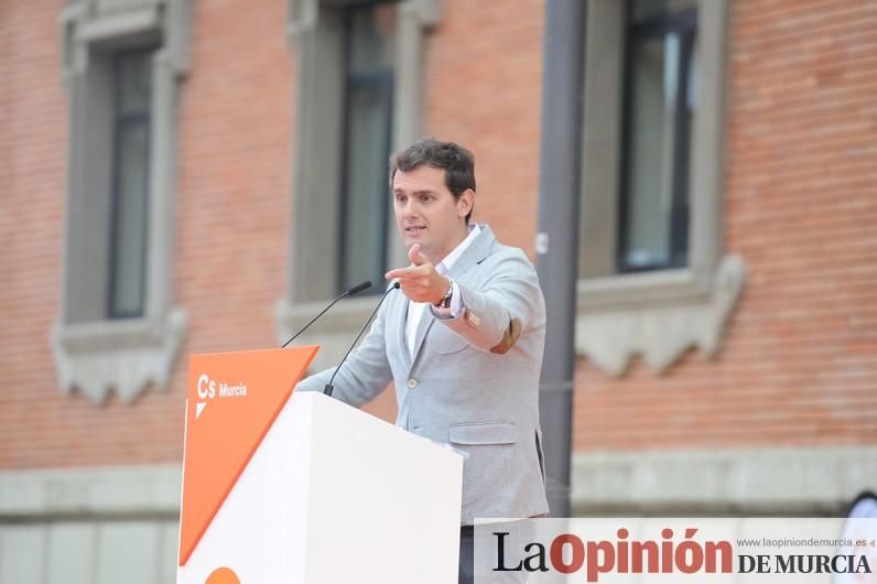 Albert Rivera, líder de Ciudadanos, en Murcia