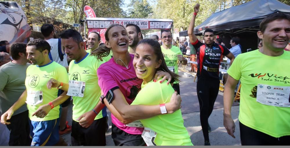 Antonio Teijido y Sonia Amatriain, reyes de las 24 horas de Vigo en categoría individual. ''A Coitelo'', ''Runguerreras'' y ''Bikila Vigo'', campeones por equipos.