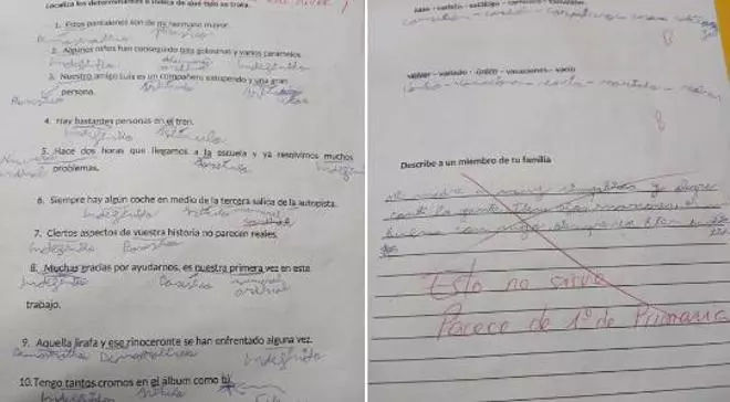 El comentario de un profesor en un examen a un niño con TDAH que ha indignado en redes sociales