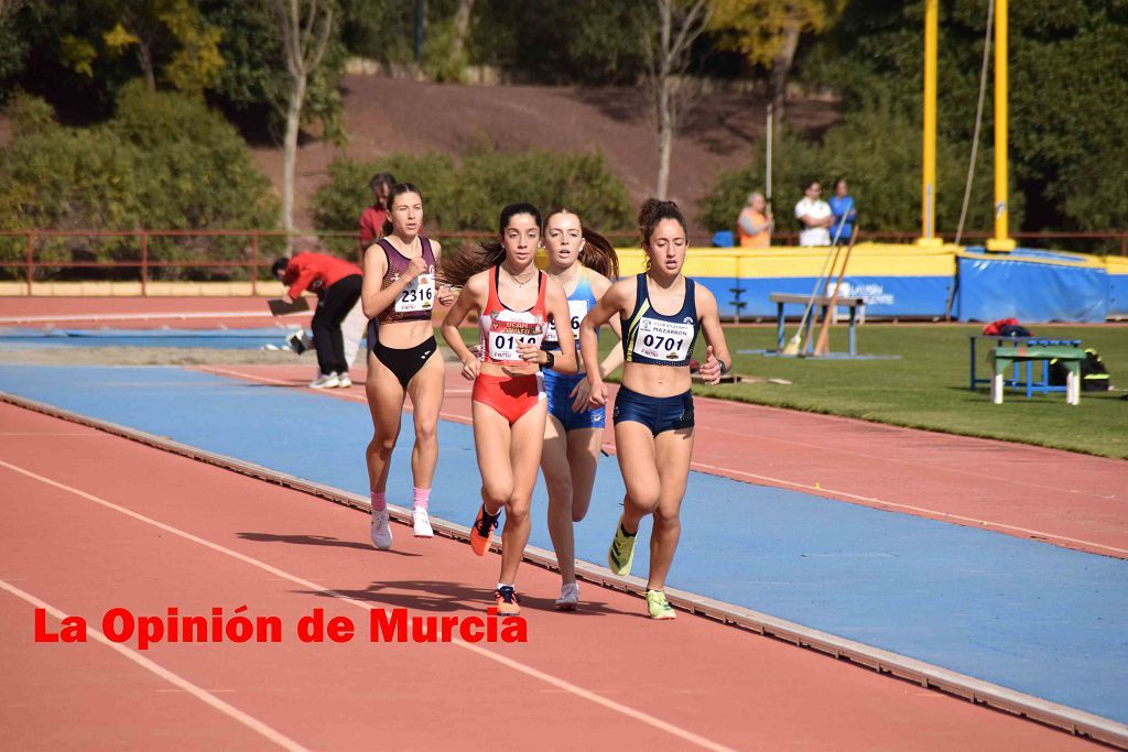 Regional absoluto y sub-23 de atletismo en Lorca (I)