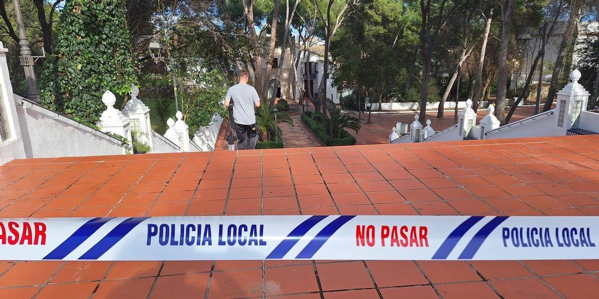 La Policía Local de Vila-real ya ha colocado las cintas para restringir el paso a los diferentes espacios del paraje del Termet.