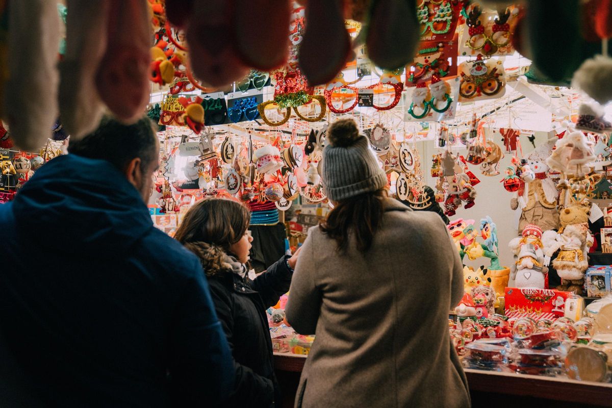 Mercadillo tradicional navideño de Plaza Mayor.