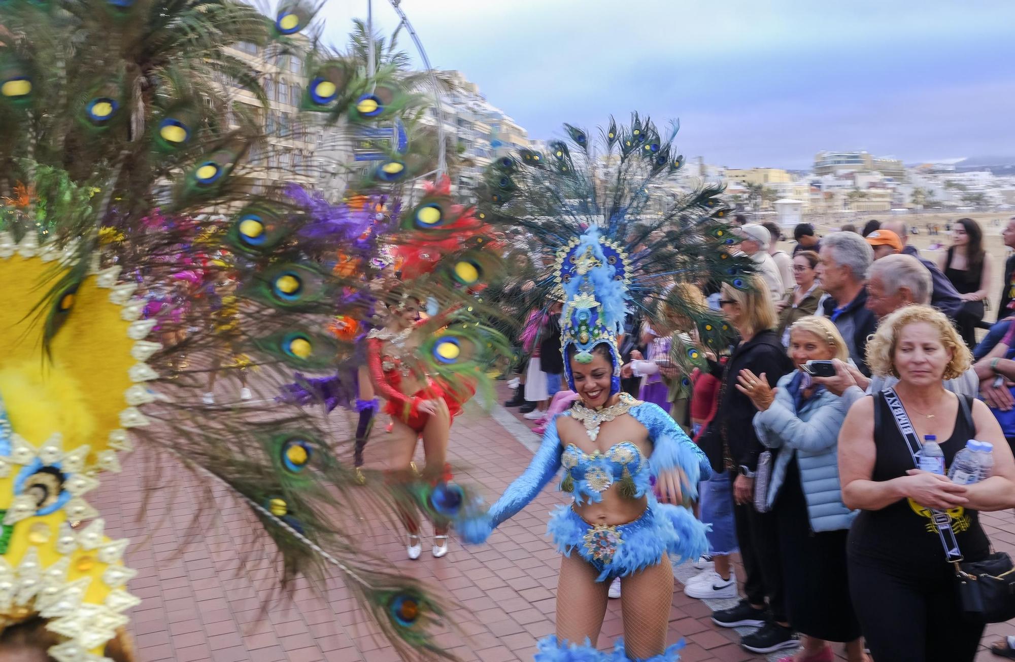 Encuentro de comparsas y batucadas del Carnaval de Las Palmas de Gran Canaria 2024