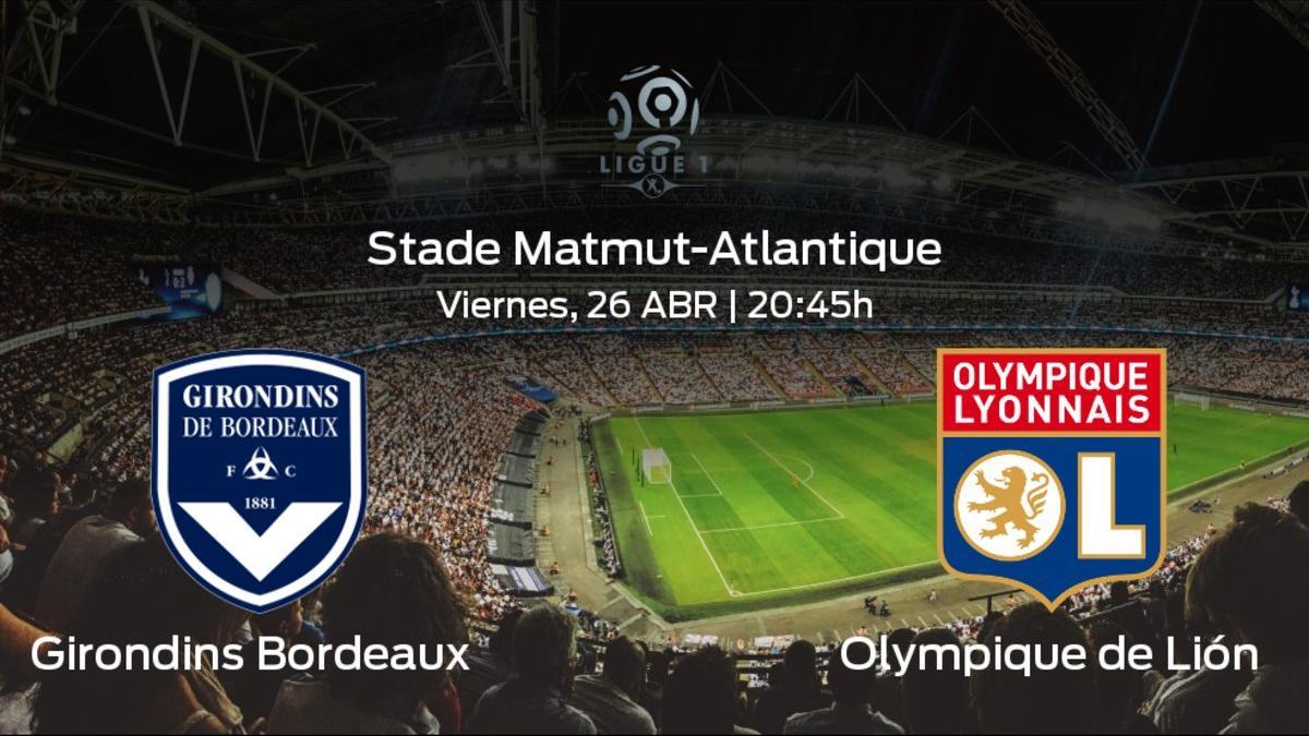 Previa del partido: el Girondins Bordeaux recibe en el Stade Matmut-Atlantique al Olympique Lyonnais