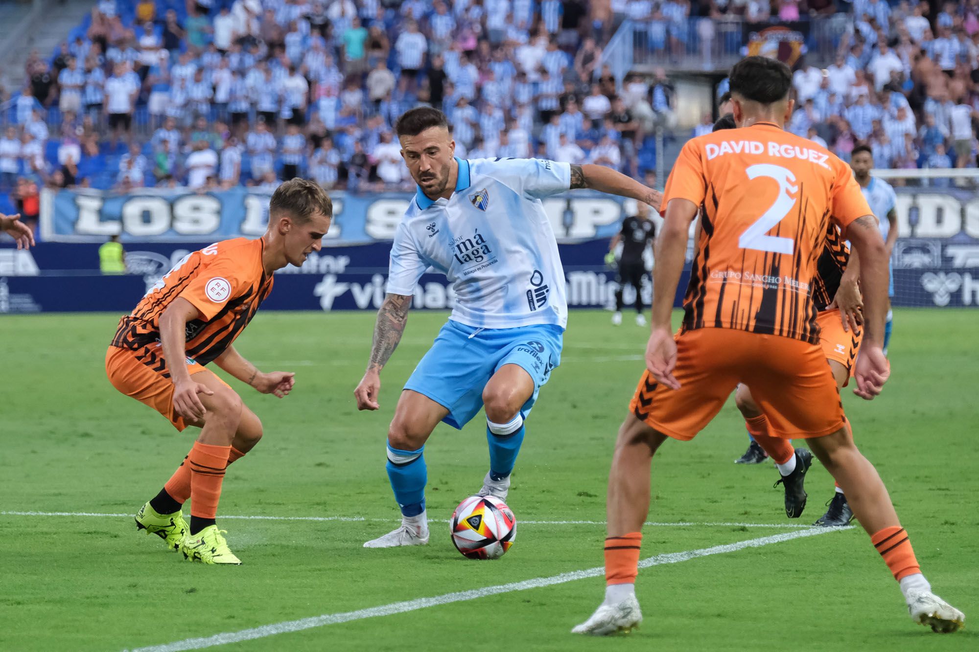 Posiciones de antequera cf contra málaga cf