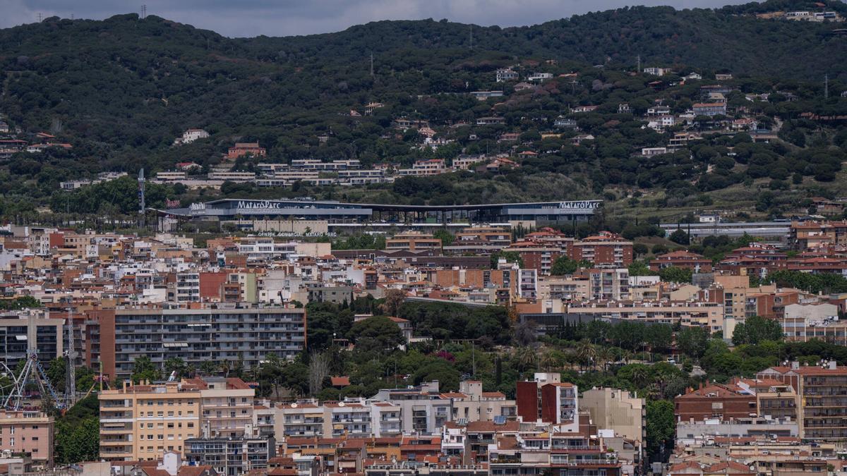 Bloques de vivienda en Mataró.