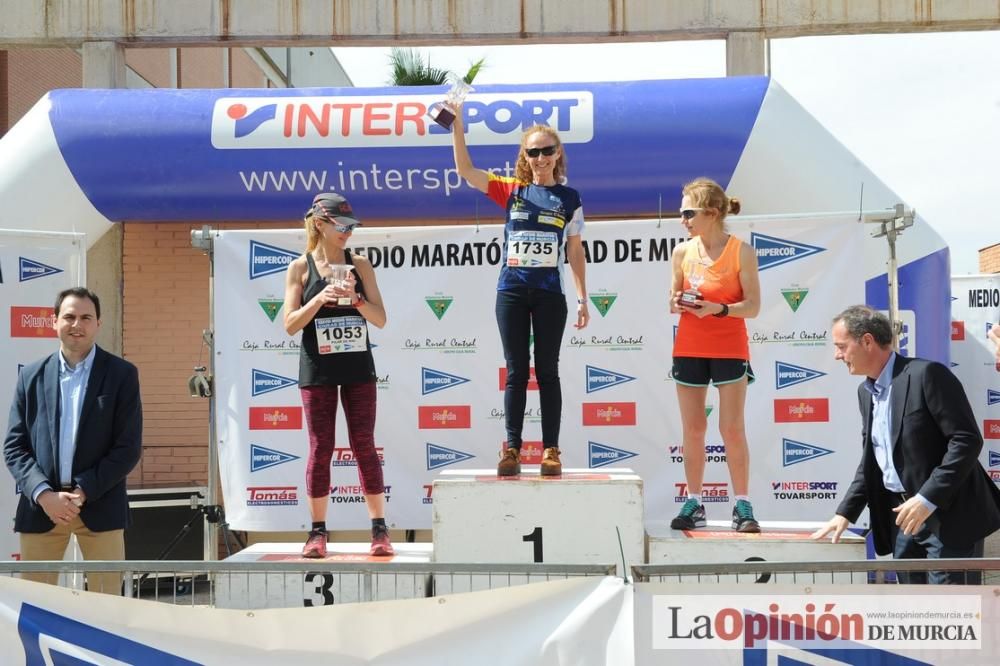 Media Maratón de Murcia: podios