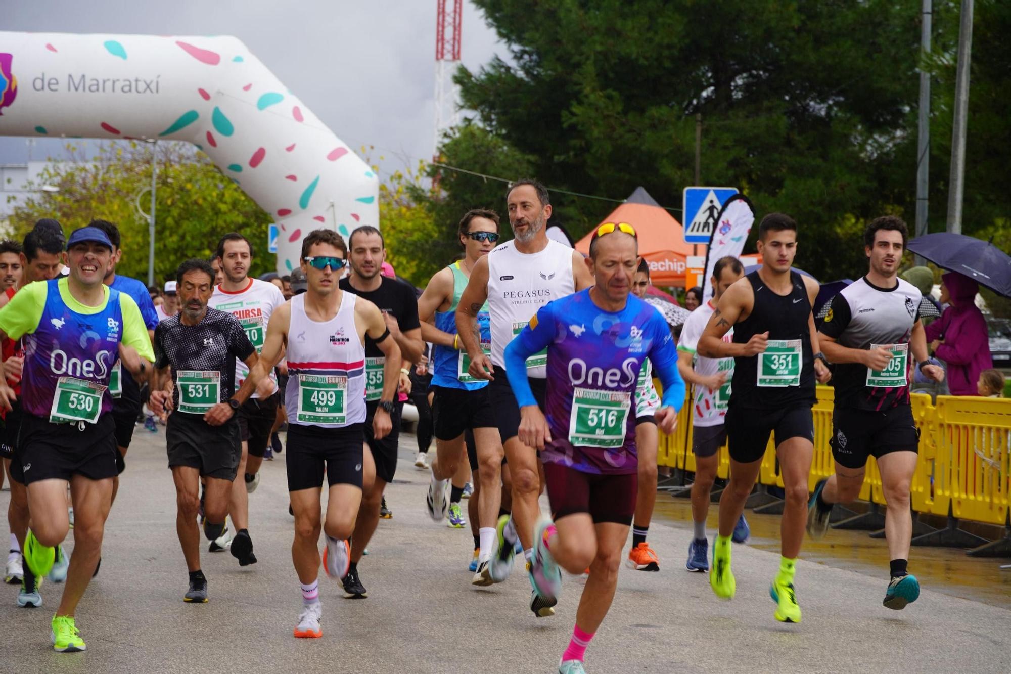 La Cursa del Siurell reunió a más de 480 corredores bajo la lluvia