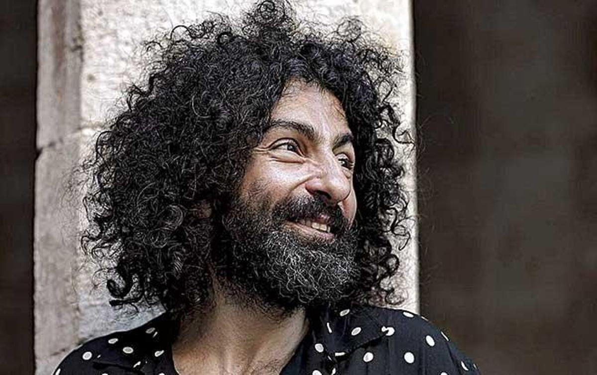 Malikian, ayer, posando para la entrevista.